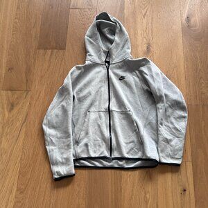 Men's Nike Grey Tech Fleece Zip Up Medium